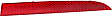 Rear, Driver and Passenger Side Bumper Reflector, CAPA Certified