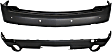 2012 Cadillac SRX Luxury - Rear, Upper and Lower Upper - Primed, Lower - Textured Bumper Cover, For Models Without Crash Imminent Braking and Blind Spot Sensor Holes