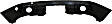 2012 Cadillac SRX Luxury - Rear, Upper and Lower Upper - Primed, Lower - Textured Bumper Cover, For Models Without Crash Imminent Braking and Blind Spot Sensor Holes