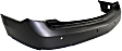 2012 Cadillac SRX Luxury - Rear, Upper and Lower Upper - Primed, Lower - Textured Bumper Cover, For Models Without Crash Imminent Braking and Blind Spot Sensor Holes