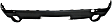 2012 Cadillac SRX Luxury - Rear, Upper and Lower Upper - Primed, Lower - Textured Bumper Cover, For Models Without Crash Imminent Braking and Blind Spot Sensor Holes