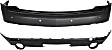 Rear, Upper and Lower Upper - Primed, Lower - Textured Bumper Cover CAPA Certified