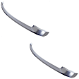 Rear, Driver and Passenger Side Bumper Trim, Platinum