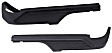 Driver and Passenger Side Bumper Step Pad, Black, For Models With Single Rear Wheels