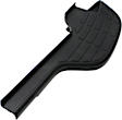 Driver and Passenger Side Bumper Step Pad, Black