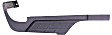 Driver and Passenger Side Bumper Step Pad, Black, For Models With Dual Rear Wheels