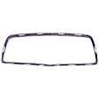 Rear, Driver and Passenger Side Bumper Trim, Textured Black, Coupe