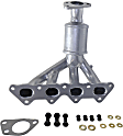 2001-2005 Chrysler Sebring - Front and Rear Catalytic Converter, 2.4L, 4Cyl, Federal EPA Standard, 46-State Legal (Cannot ship to CA, CO, NY or ME), Direct Replacement Series