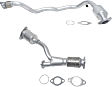 2005 Chevrolet Malibu - Front, Driver and Passenger Side Catalytic Converter, 3.5L 6Cyl, Federal EPA Standard, 46-State Legal (Cannot ship to CA, CO, NY or ME), Firewall Side, Direct Replacement Series