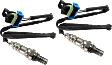 Before and After Catalytic Converter, Front and Rear Oxygen Sensors, 4-wire