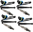 2011 Chevrolet Equinox - Before and After Catalytic Converter, Front and Re Oxygen Sensor, Set of 4, 4-wire, 6 Cyl 3.0L