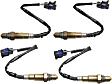 Before and After Catalytic Converter, Driver and Passenger Side Oxygen Sensors, 4-Wire