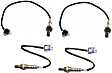 Before and After Catalytic Converter Oxygen Sensor, Set of 4, 4-wire