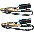 Before Catalytic Converter, Driver and Passenger Side Oxygen Sensors, 4-wire