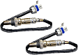 After Catalytic Converter, Driver and Passenger Side Oxygen Sensors, 4-wire, Heated