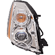 Driver and Passenger Side Headlights, without Bulbs, HID/Xenon, Clear Lens, without HID Bulbs and Ballast