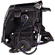 Driver and Passenger Side Headlights, without Bulbs, HID/Xenon, Clear Lens, without HID Bulbs and Ballast