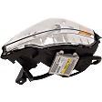 Driver and Passenger Side Headlights, without Bulbs, HID/Xenon, Clear Lens, without HID Bulbs and Ballast