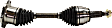 1999-2006 Chevrolet Silverado 1500 - Front, Driver and Passenger Side Axle Assembly, 2 Wheel Steering