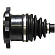 1973 Cadillac Eldorado - Front, Driver and Passenger Side Axle Assembly, 8.2L 8Cyl