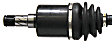 Front, Driver and Passenger Side Axle Assembly, Automatic CVT Transmission