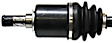 Front, Driver and Passenger Side Axle Assembly, Automatic CVT Transmission
