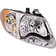 2006 Chrysler Town & Country - Driver and Passenger Side Halogen Headlight, With bulb(s), For Models With 113 in. Wheelbase, OE Replacement