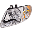 2006 Chrysler Town & Country - Driver and Passenger Side Halogen Headlight, With bulb(s), For Models With 113 in. Wheelbase, OE Replacement