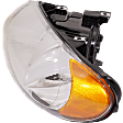 2006 Chrysler Town & Country - Driver and Passenger Side Halogen Headlight, With bulb(s), For Models With 113 in. Wheelbase, OE Replacement