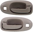 2004 Chrysler Sebring - Front, Driver and Passenger Side Light Gray Interior Door Handle, With Door Lock Hole, Sedan
