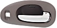 2001 Chrysler LHS - Front, Driver and Passenger Side Gray bezel with chrome lever Interior Door Handle, With Door Lock Hole, Sedan