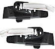 2011-2016 Chrysler 200 - Front, Driver and Passenger Side Interior Door Handles, Chrome, Without Door Lock Hole