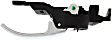 2011-2016 Chrysler 200 - Front, Driver and Passenger Side Interior Door Handles, Chrome, Without Door Lock Hole