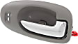 2004 Chrysler Sebring - Front, Driver and Passenger Side Light Gray bezel with chrome lever Interior Door Handle, With Door Lock Hole, 4-Door, Sedan