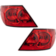 Driver and Passenger Side, Outer Tail Lights, with Bulbs, Halogen, Sedan, Mounted on Body