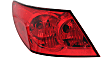 Driver and Passenger Side, Outer Tail Lights, with Bulbs, Halogen, Sedan, Mounted on Body
