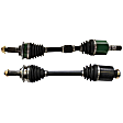 Front, Driver and Passenger Side Axle Assembly - Set of 2, 2.3L, 4Cyl
