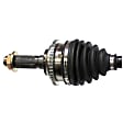 Front, Driver and Passenger Side Axle Assembly - Set of 2, 2.3L, 4Cyl