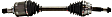 Front, Driver and Passenger Side Axle Assembly - New Set of 2