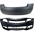 Front and Rear Primed Bumper Cover