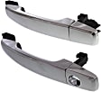 2016 Chevrolet Trax - Front or Rear, Driver and Passenger Side Chrome Exterior Door Handle, Front Driver Side - With Key Hole; Front Passenger Side or Rear Driver or Passenger Side - Without Key Hole