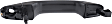2021 Chevrolet Silverado 2500 HD - Front and Rear, Driver and Passenger Side Black Exterior Door Handle