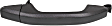 2021 Chevrolet Silverado 2500 HD - Front and Rear, Driver and Passenger Side Black Exterior Door Handle