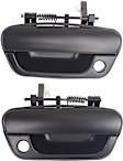 Front, Driver and Passenger Side Primed Exterior Door Handle, With Key Hole