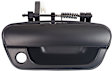 Front, Driver and Passenger Side Primed Exterior Door Handle, With Key Hole