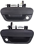 2014 Chevrolet Spark - Front, Driver and Passenger Side Textured Black Exterior Door Handle, With Key Hole