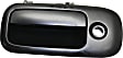 2010-2021 Chevrolet Express 3500 - Front, Driver and Passenger Side Exterior Door Handles, Smooth Black, Driver Side - With Key Hole; Passenger Side - Without Key Hole
