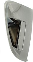 Rear, Driver and Passenger Side Chrome Exterior Door Handle, Without Key Hole