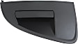 Rear, Driver and Passenger Side Textured Black Exterior Door Handle, Without Key Hole
