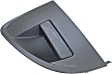 Rear, Driver and Passenger Side Textured Black Exterior Door Handle, Without Key Hole